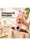 Portable Blender, Mini Electric Juicer Cup, USB Rechargeable Personal Blender, Smoothie Maker for Fruits and Shakes, Clear Viewing Window, Travel Juice Blender for Home, Office - 4