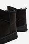 Women's Short Fur-Trimmed Mini Boots, BLACK - 4
