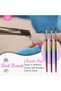 Nail Art Brush Kit with Flat, Oval, and Synthetic Brushes - Create Stunning Nail Art Designs at Home (3 Pcs, Multicolors) - 7