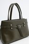Buckle Detailed Hand and Shoulder Bag Ç6014 - 5