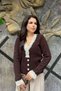 V-Neck Cardigan with Lace Collar and Sleeves SUN648 - 3