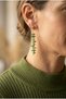Handmade Dangle Earrings with Natural Stone Chips—Special Design - 4