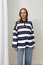 Polo Collar Striped Tunic 79-7045 - 3