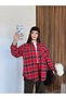 Women's Relaxed Plaid Melton Shirt