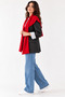 Square Patchwork Scarf - Sports Knitwear Knitted Shoulder Scarf |   Unisex Boho Shawl - Scarf - 5