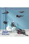 RC Plane - RC Airplane Fighter, Foam Remote Control Airplanes for Kids Adults, RC Plane Fighter Jet Toy with Auto Hover, Headless Mode 3D Flip Colorful LED Lights, Drone for Kids - 5