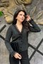 V-Neck Cardigan with Lace Collar and Sleeves SUN648 - 3