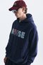 Embroidered Oversized Hooded Sweatshirt - 4