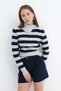 Striped Knit Sweater K3582