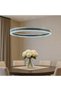 Black Ceiling Chandelier - Round 80 cm