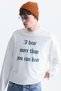 Boxy Fit Printed Sweatshirt - 4