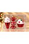 Set of 15 New Year's Christmas Tree Ornaments – Christmas Decorations Featuring Candy and Cupcake Figures, Christmas Ornaments, Holiday Tree Decorations - 2