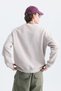 Oversize washable bicycle collar sweatshirt - 6