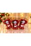 Set of 15 New Year's Hanging Ornaments – Christmas Decorations Featuring a Red Fir Tree Design with a Clock Motif, Hanging Ornament, Tree Ornament - 2