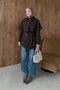 Alin Pelerin Trench Coat, Brown - 4