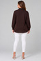 Women's Modal Shirt with Striped Details and Snap-Fastened Closures - 5