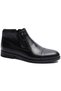 12-10083 Black Winter Men's Zip-Up Boots