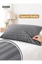 Premium Microfiber Pillowcase, Pack of 1, Soft Breathable Wrinkle-Resistant Pillow Cover with Envelope Closure, Easy-Care Bedding for Home & Hotel. - 4
