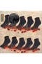 Towel-Lined Socks, 10-Pack Thermal Socks - Extra-Thick Winter Ankle-Length Black Socks with Brushed Inside Fleece Lining