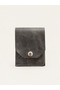 Genuine Leather Men's Card Holder Wallet with Snap-Fastened Closure, Compartments, and Vertical Design (Viral Wallet)