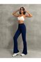 Flared winter fleece-lined leggings - 6