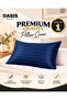 Premium Microfiber Pillowcase, Pack of 1, Soft Breathable Wrinkle-Resistant Pillow Cover with Envelope Closure, Easy-Care Bedding for Home & Hotel.