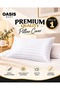 Premium Microfiber Pillowcase, Pack of 1, Soft Breathable Wrinkle-Resistant Pillow Cover with Envelope Closure, Easy-Care Bedding for Home & Hotel.