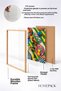 Striped Table with Lemons and Plates Framed Painting Italy Poster Living Room Kitchen Wall Decor Itp013 - 4