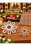 8 X 8 Daisy Canvas Knitting Pattern Flower Bag Motif Pattern 10 Pieces