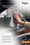 Tulpe m Series Car Mirror Cleaning Cloth 70X50 cm Gray Double-Sided Use Leaves No Marks or Stains Microfiber Cloth - 4