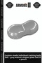 Special Production Individual Training Body Bpnt-Grey Peanut Shaped Plates Ball in a Bag Gray Color