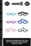 Premium Equipment Pool Sea Kzl-214P Swimming Goggles Silicone (180)