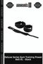 Delux Series Gym Training Power Vice Weight Belt XL - Black