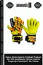 Delux Series Sports Football Product Gk-300 Goalkeeper Glove Hybrid Finger Protection 9 No Yellow