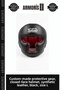 Special Production Protection Equipment Road Gear Closed Helmet Artificial Leather Black L