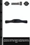 Premium Activity Support Individual Sports Athlete Equipment Ak-100 Velcro Weight Belt m (105 cm)