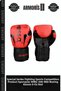 Special Series Fighting Sport Competition Product Sports Fan Ri̇ng-308-Red Boxing Gloves 8 oz Red