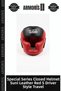 Special Series Closed Helmet Faux Leather Red S Driver Style Travel