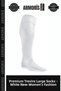 Premium Trevire Large Socks -White New Clothing Women