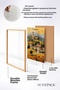Tuscany Hills, Village, and Sunflowers Framed Painting, Italy Poster, Wall Decor, Itp084. - 4