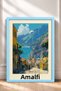 Amalfi Coast, Stone Street, and Seaside Landscape – Italy Poster, Living Room, Kitchen, Wall Decor, Itp089. - 3