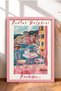 Portus Delphini Portofino Balcony Framed Painting, Italy Poster, Living Room, Kitchen, Wall Decor, Itp118.