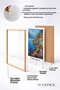 Lake Como, Kubbeli Church, and Sailors – Framed Painting, Italy Poster, Wall Decor, Itp091. - 4
