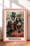 Mysterious Venice Carnival Masquerade Double-Frame Painting Italy Poster Wall Decor Itp101