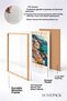 Costa D'Amalfi, Sade, Striped Coastal Town, Framed Painting, Italy Poster, Wall Decor, Itp147. - 4