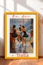 Vino Amici and Trallalla – Framed Painting with Text, Italy Poster, Wall Decor, Itp130.