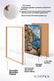 Vernazza Coastal Road, Yellow Minibus Framed Painting, Italy Poster, Living Room, Kitchen, Wall Decor, Itp098. - 4