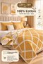 Premium Geometric Square Patterned 100% Cotton Muslin Reversible Bedspread Piqué 220X240 Double - 5