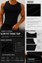 Men's Halter Neck Slimfit Corded Fabric Athlete Stretch Fabric Athlete - 7