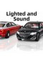 Black 1:24 Scale BMW 760Li Metal Toy Car with Opening Hood and Trunk Doors, Light-Up and Sound-Activated Model Car - 3